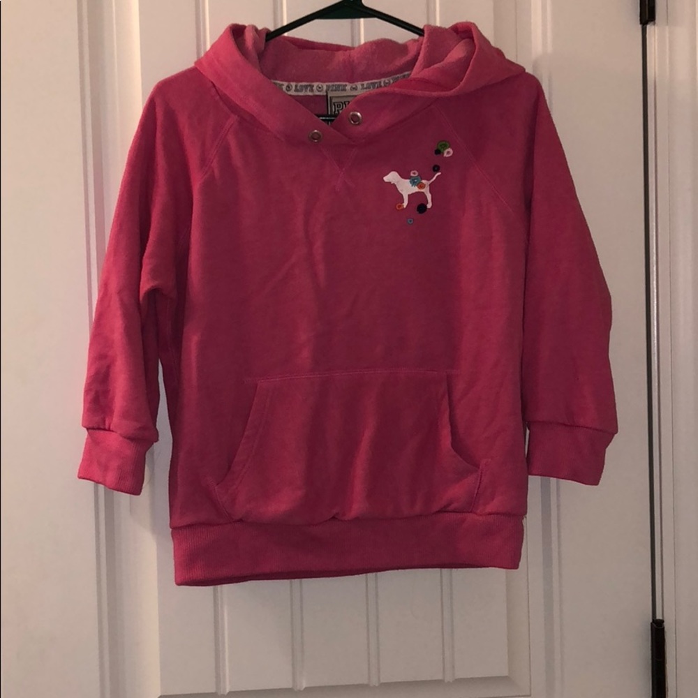 Pink hoodie